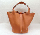 2015 Hermes Picotin Lock MM Bags Clemence Leather H1048 Orange H1048