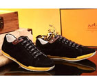 2015 Hermes men buckskin Embossed sport casual shoes HMS0090
