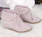 2015 Louis vitton women Nubuck leather and inside velvet boots SW0167