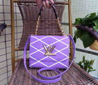 2015 Louis vuitton TWIST MALLETAGE M48618 Purple M48618