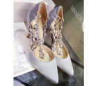 2015 Manolo Blahnik(MB) women satin high-heeled shoes MB0013