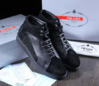 2015 Prada men Nubuck rivet high-top casual shoes PSM0254