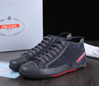 2015 Prada men Nubuck strap high-top casual shoes PSM0252