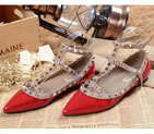 2015 Valentino women flats shoes with rivet VN0057
