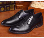 2015 louis vuitton men Crocodile leather shoes SML0319