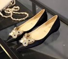 2016 Christian Louboutin Flats shoes in Silk CLWS0104