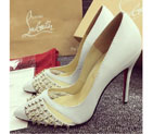2016 Christian Louboutin high-heeled shoes in Patent leather with Rivet CLWS0124