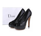 2016 Dior Cowhide leather shoes Heel Height 13cm DSW0161