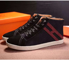 2016 Hermes Nubuck leather men Casual shoes HMS0134