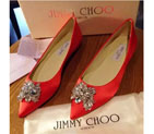 2016 Jimmy Choo Women flats shoes with Rhinestone JCS0043