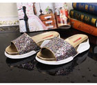 2016 Prada women slippers with Sequin PSW0169