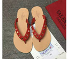 2016 Valentino women Flip-flops shoes with rivet VN0331