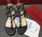 2016 Valentino women Sandals shoes with rivet VN0322