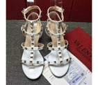 2016 Valentino women Sandals shoes with rivet Heel Height 6.5cm VN0326