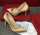 2016 Valentino women shoes in Patent leather with Rivet 9.5cm VN0248
