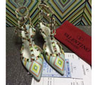 2016 Valentino women shoes with Rivet Heel Height 6.5cm VN0198