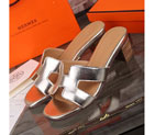 2016 hermes classic women Slippers in Calfskin leather HWS097