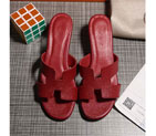 2016 hermes new arrivals women Slippers in Calfskin leather HWS126