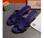 2016 hermes new arrivals women Slippers in Calfskin leather HWS125