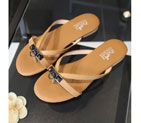 2016 hermes women Flip-flops in Sheepskin leather HWS196