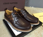 2016 new arrivals louis vuitton Calfskin Leather men casual shoes SML0364