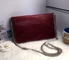 2016 stella mccartney Suede Leather shoulder Bag A3293 Claret A3293