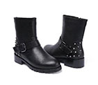 2017 Dior women Boot in Calfskin leather with rivet DSW0291
