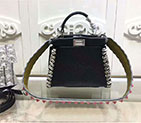 2017 Fendi MINI PEEKABOO handbag in Original calfskin leather 2447 2447