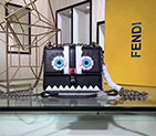 2017 Fendi SMALL KAN I bag in calfskin leather 8M03819 8M03819