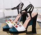 2017 Fendi women Sandals in Calfskin leather Heel Height 10.5cm FSW0097