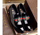 2017 Gucci men shoes in Patent leather inside Lambskin leather GM0531