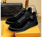 2017 Louis Vuitton men Sneakers shoes in Nubuck Leather inside Lambskin leather SML0463