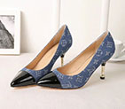 2017 Louis vitton women shoes in denim Heel 8cm SW0650