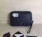 2017 Prada Men Clutch Original leather BR052B BR052B
