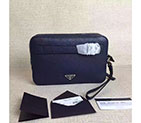 2017 Prada Men Clutch Original leather BR052B BR052B