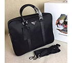 2017 Prada Original Nylon with Calfskin leather Men Tote Shoulder Bag VA0871 VA0871