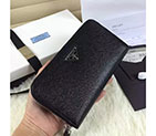 2017 Prada Zip Around Wallet Original leather 1M0506 1M0506