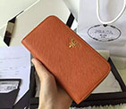 2017 Prada Zip Around Wallet Original leather 1M0506 1M0506
