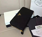 2017 Prada Zip Around Wallet Original leather 1M0506 1M0506