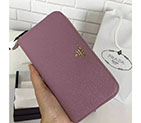 2017 Prada Zip Around Wallet Original leather 1M0506 1M0506
