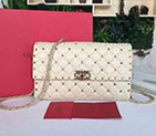 2017 VALENTINO CLUTCH SHOULDER BAG WITH STARSTUDDED CHAIN 0137 0137