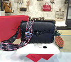 2017 Valentino GUITAR ROCKSTUD ROLLING CROSS BODY BAG 0936L 0936L