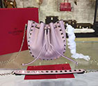 2017 Valentino Mini Garavani Rockstud bucket bag 0678 0678