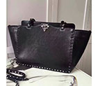 2017 Valentino ROCKSTUD NOIR MEDIUM TOTE 0973 0973