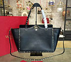 2017 Valentino ROCKSTUD NOIR MEDIUM TOTE 0973 0973