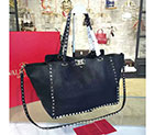 2017 Valentino ROCKSTUD NOIR MEDIUM TOTE 0973 0973