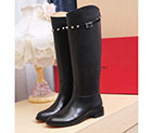 2017 Valentino women High Boots in Calfskin leather with rivet VN0454
