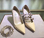 2017 Valentino women shoes in Patent leather with Strap Heel 9.5cm VN0442