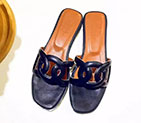 2017 hermes women Slippers in leather HWS274