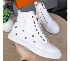 2017 hermes women Sneaker in Calfskin leather with rivet HWS298